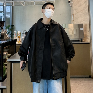 美式高街皮衣男韩版潮流个性帅气2023秋冬季新款ins外套W5217-P68图片
