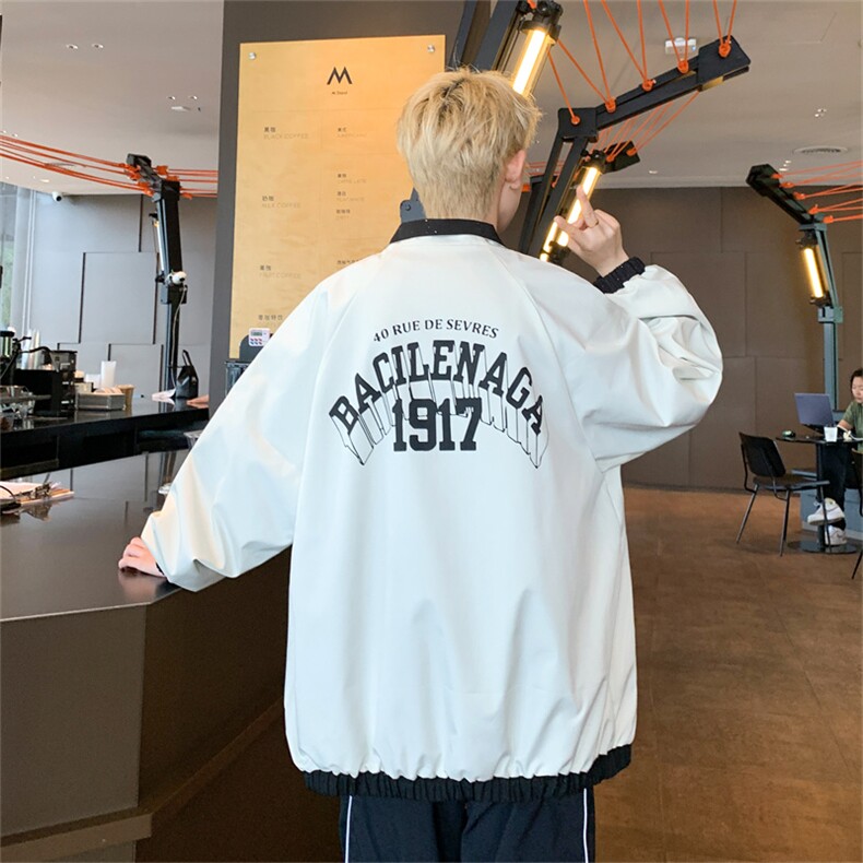 特P75控128100聚酯秋款满天星新款撞色两面穿夹克男外套男XJ2416,男装夹克,电商B370
