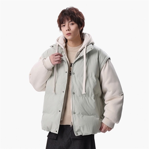 新款冬季羽绒棉服棉袄连帽假两件韩版宽松外套A436-2511-P85图片