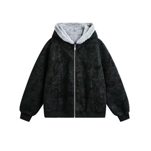 11506-1/MW911/P89美式复古棉衣保暖慵懒座山雕新款时尚日系外套图片