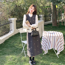 新品刺绣套装2C117-1829两件套P175K288三件套P225K368，女装套装/套裙，2C117