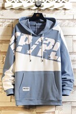 主推货足7XL-M加大码2023春季新款连帽卫衣男胖子宽松长袖套头图片