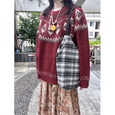 【有货】MY369CC-特P65费尔岛圣诞毛衣男女情侣装针织衫外套，男装针织衫/毛衣，星座1007（原301D）