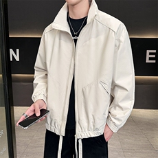 户外夹克男立领纯色上衣冲锋衣外套DSA157B-JK7822-P60，男装夹克，电商A157B
