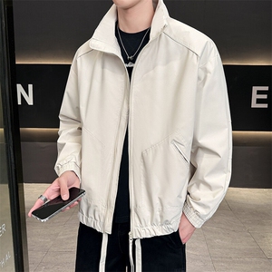 户外夹克男立领纯色上衣冲锋衣外套DSA157B-JK7822-P60图片