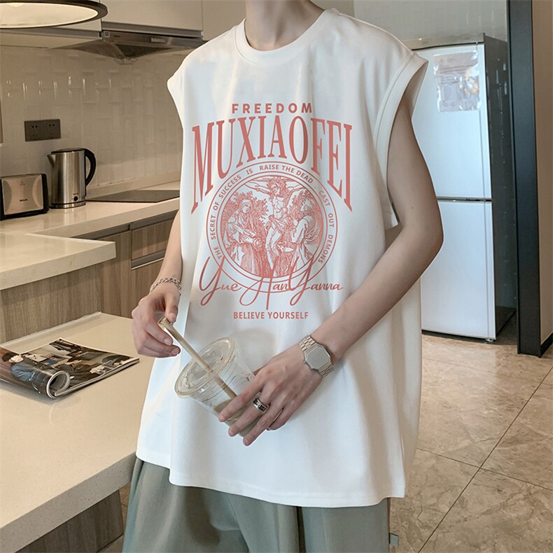 量大优可提供视频2024夏美式麂皮绒背心HD019-1-BP2411-P18，男装背心/马甲，电商019-1