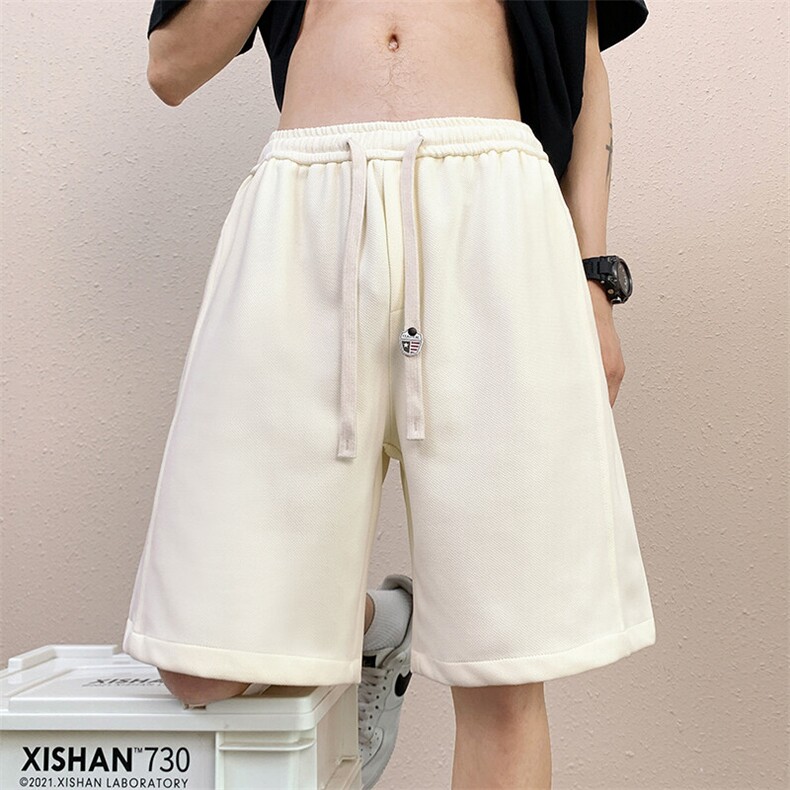 D07-P38夏装休闲短裤男潮牌ins宽松休闲潮流外穿百搭韩版五分裤,男装牛仔裤,星座603-2