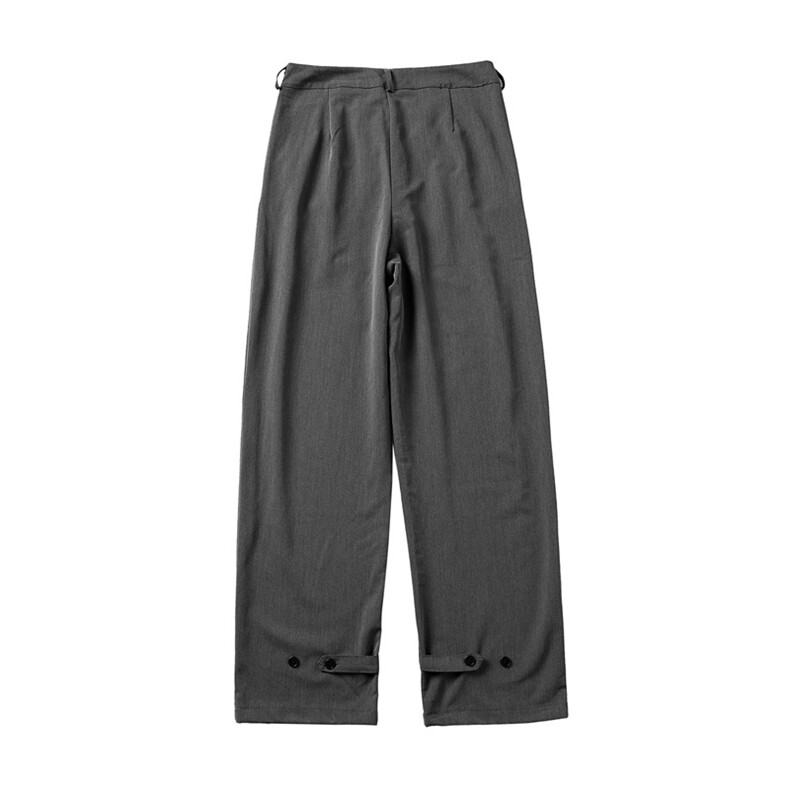 西装裤男九分宽松垂坠感港风直筒阔腿拖地休闲长裤男8906-P45,男装休闲裤,电商A318