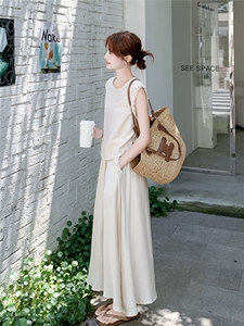主推重工艺女夏新款休闲减龄穿搭套裙两件套A2609-148-K228图片