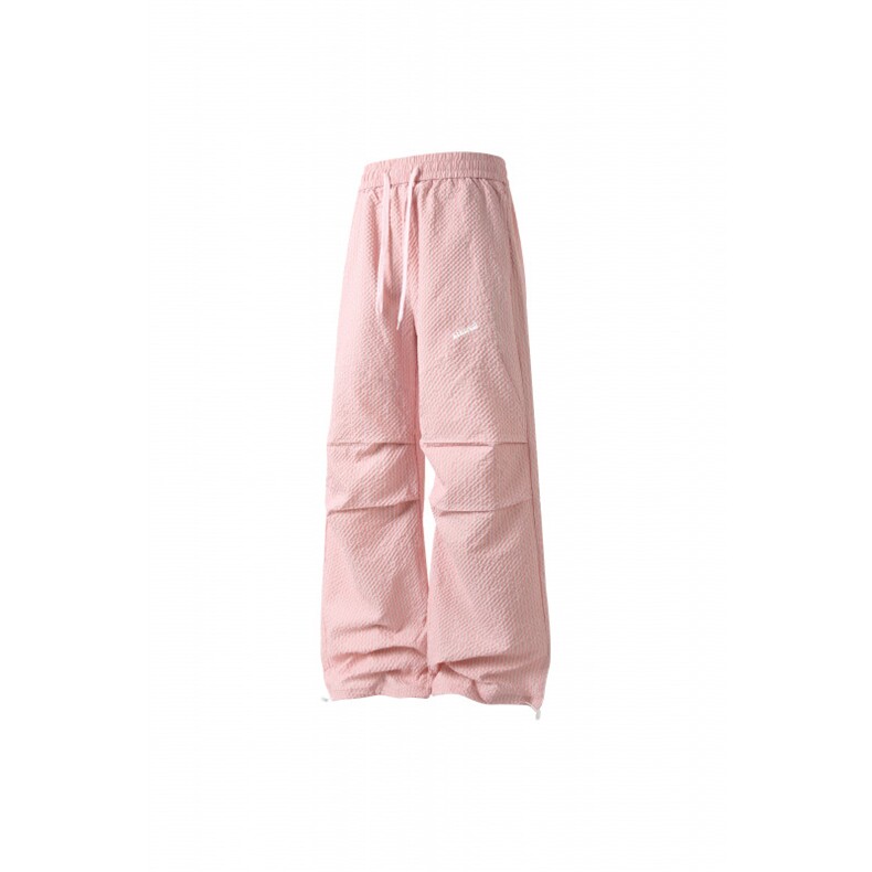 抖音品质夏季新款多巴胺条纹宽松休闲裤B315-K25558-特p35控68,男装休闲裤,电商B315