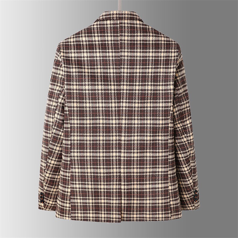 春秋薄款时尚西装韩版格子便服单西男装外套潮电商A056-9980P95,男装西服套装,电商A056