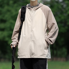 防晒衣男款夏季冰丝真抽绳外套户外防晒服男W9316，男装防晒衣，星座1116A-1（原606A）