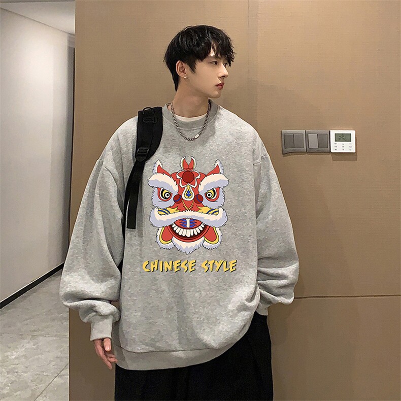 圆领卫衣男大码加厚长袖t恤男2024春S6185-P28,男装卫衣,电商A040