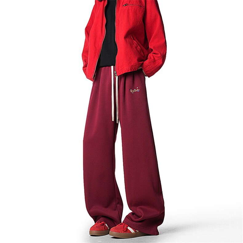 A408-24K42116-P65-X89-S-2XL蛇年刺绣限定新款春装主推款卫裤！，男装休闲裤，电商A408