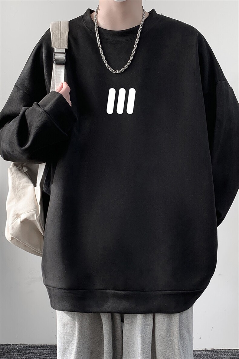 麂皮绒卫衣男大码重磅长袖t恤男JW81436-P35,男装T恤,电商A040