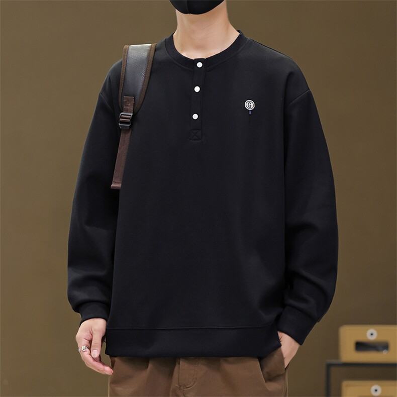 卫衣男青年春秋简约潮流百搭卫衣男TW5799-P63,男装卫衣,星座1105-3