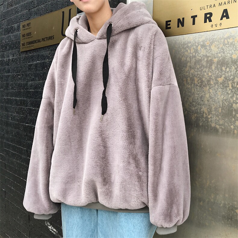 秋冬新款仿兔毛毛绒卫衣A158-703-P90,男装卫衣,电商A158