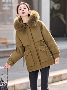 羊羔毛内胆派克服图片