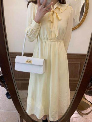 独屿2021春新款连衣裙，女装连衣裙，独屿