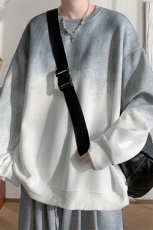 特批P40无差价420g高克重华棉潮流渐变扎染大码长袖卫衣男W5439，男装卫衣，电商A001-1