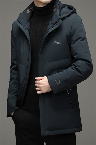 冬季新款脱卸帽羽绒服休闲外套中年爸爸装上衣YYYR062129-P315图片