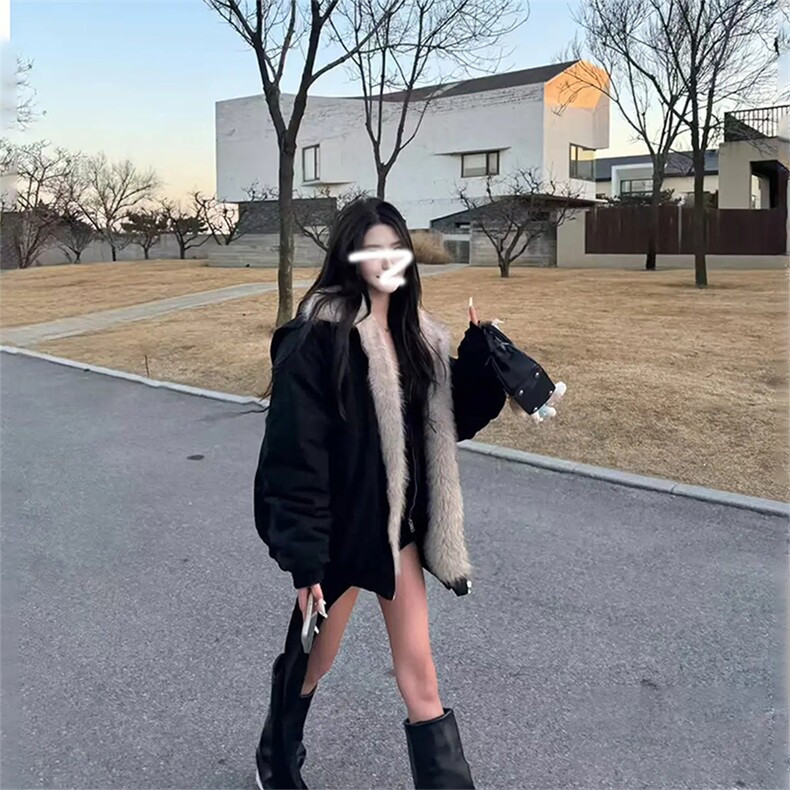 两面穿现货重磅短款座山雕棉衣男女双面穿毛毛绒棉服加厚外套,男装棉衣,电商A486