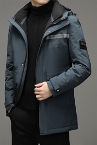 冬季羽绒服男士中长款纯色潮流中年厚款休闲外套SNNYR86068-P300，男装羽绒服，电商B212（原钱塘6029）