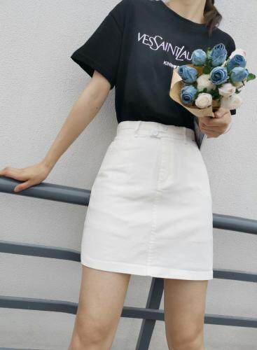 新款松紧腰小A裙，女装，简 影