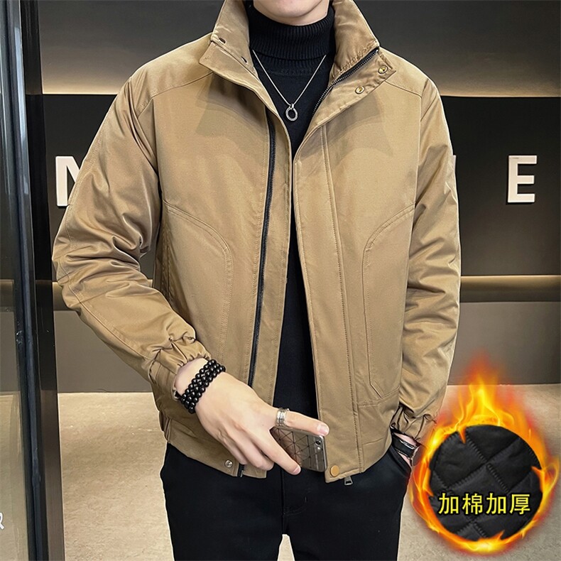 MY2307-P95男士翻领加棉加厚夹克潮流舒适时尚外套,男装夹克,星座703-1