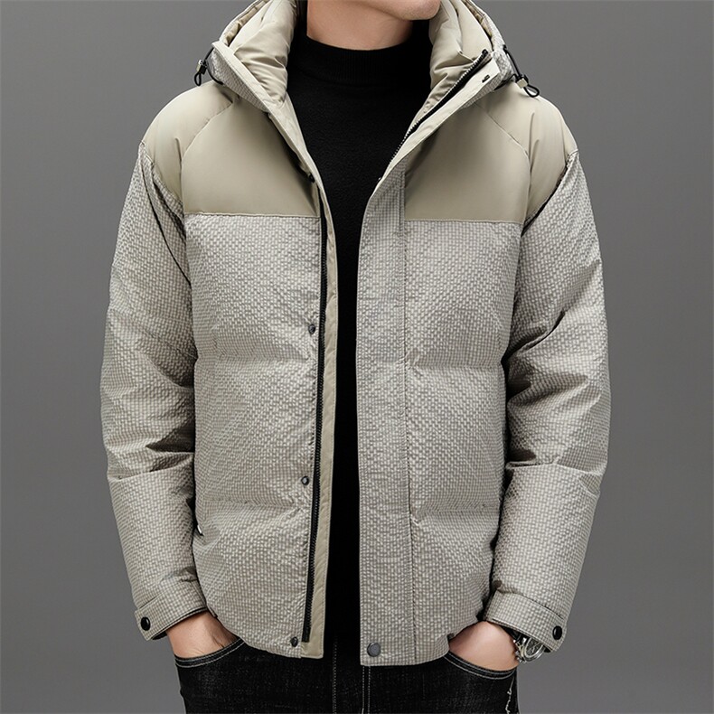 BZC2391钱塘2020-2时尚休闲简约冬季厚款中年男士羽绒服P240图片
