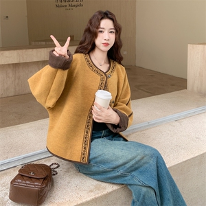 大货已出!现货!重工刺绣撞色羊毛呢小香风外套6897-P175-K268图片