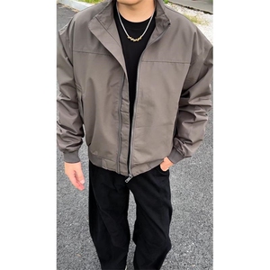 26春装新款美拉德立领飞行夹克boxy廓形休闲百搭外套上衣 JK6500图片
