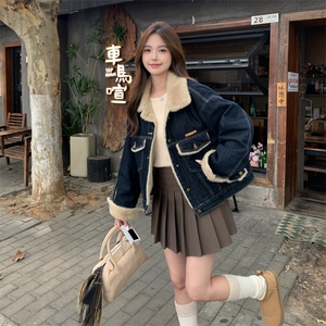 新款 主推牛仔加毛毛外套2650-P175-K268图片