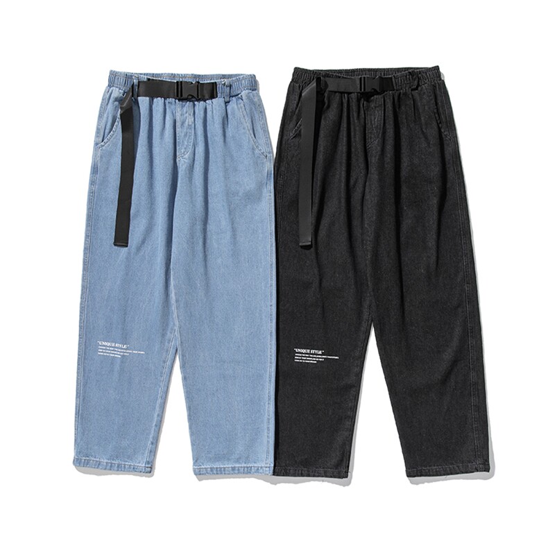 平铺大码宽松直筒裤老爹裤长裤休闲裤牛仔裤A014-K873-P50,男装牛仔裤,电商A014