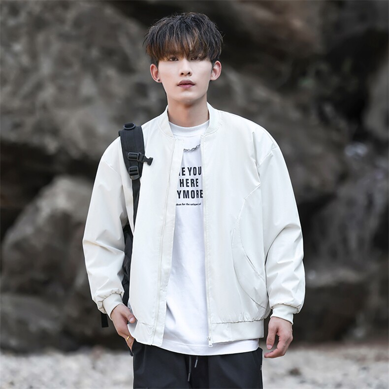 秋季飞行服夹克立体男士棒球领外套休闲潮流大码A266-JK8016-P33,男装夹克,电商A266