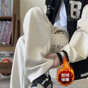 加绒加厚休闲裤男宽松拖地裤卫裤 7783-P35加绒P45 控58加绒控68图片