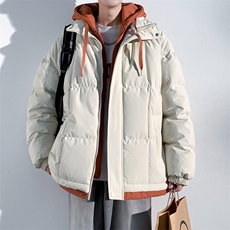 三防面料抖音品质现货10W件假两件加厚棉衣外套棉服BM888特P98，男装棉衣，电商A486