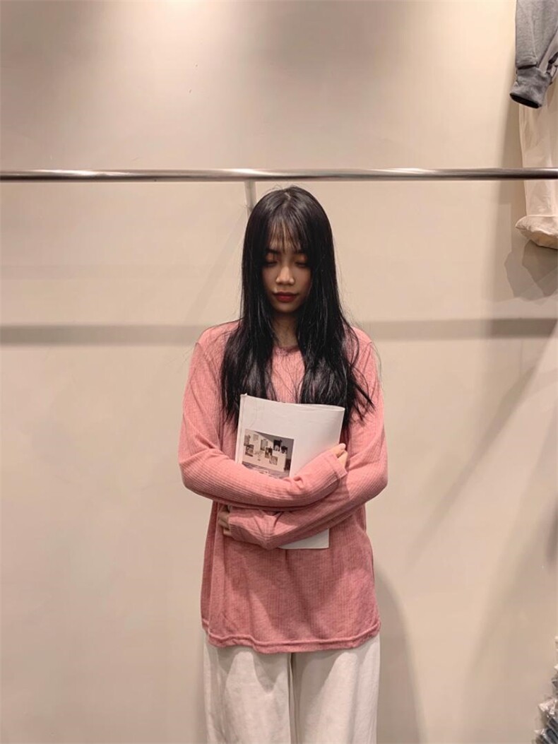 春季新款圆领长袖，其它，月光水岸