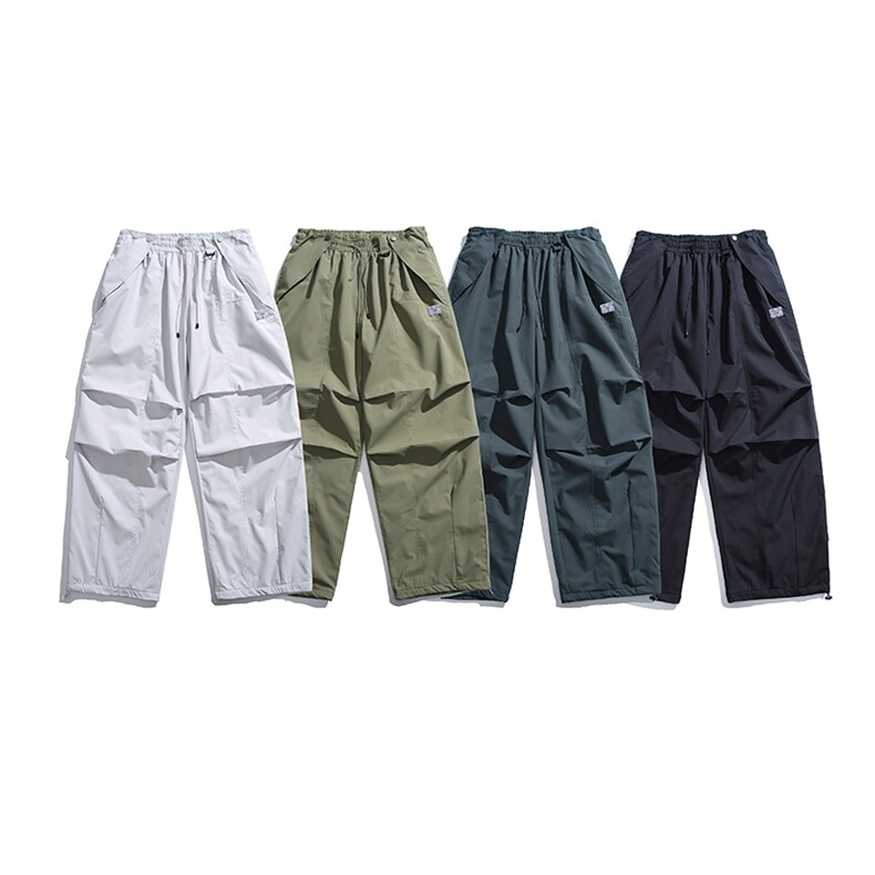 2025冬季新款男装日系宽松加绒加厚运动休闲棉裤束脚卫裤P982-F89图片