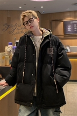 冬季潮风假两件外套男新款美式棉衣XZ102B-1-M9903P125，男装棉衣，星座102B-1