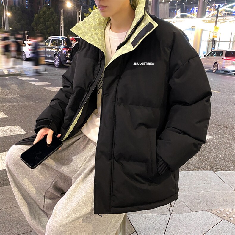 抖音得物品质深度库存三防面料假两件格子棉衣外套棉服66630特P85,男装棉衣,电商A486