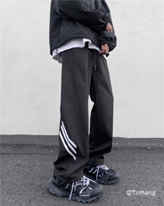 抖音品质24新款条纹防水机能风宽松冲锋裤B315-K23515-p45控58，男装休闲裤，电商B315