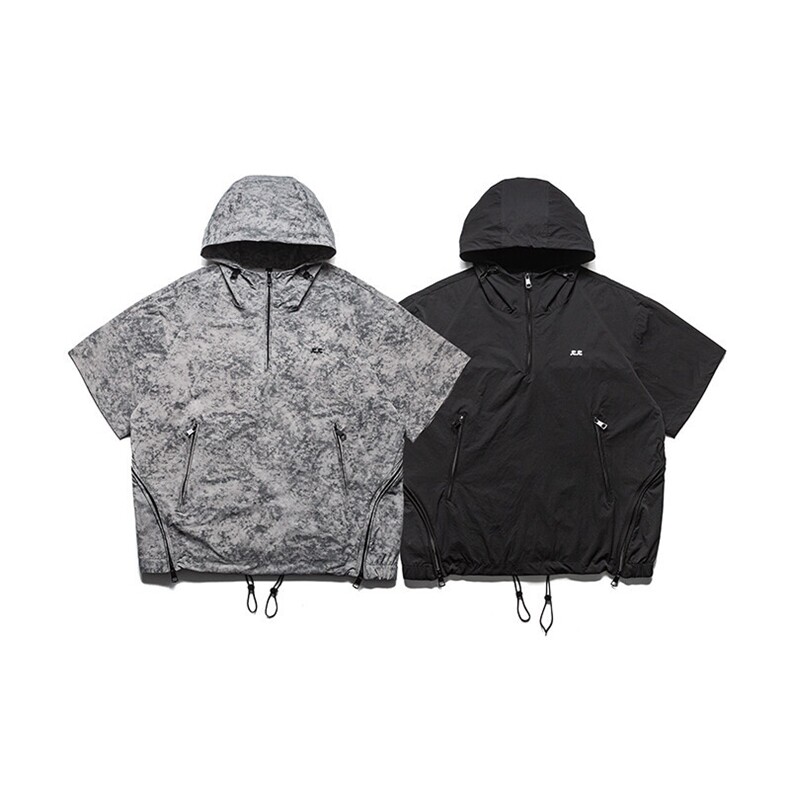 现货连帽套头卫衣套装短袖短裤，男装卫衣，电商A105