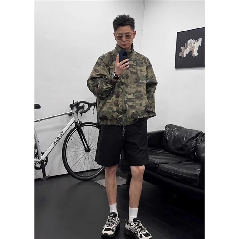 【有货】DJK983-P55军绿色速干运动迷彩防晒衣外套男夏季冲锋衣,男装风衣,星座603-2