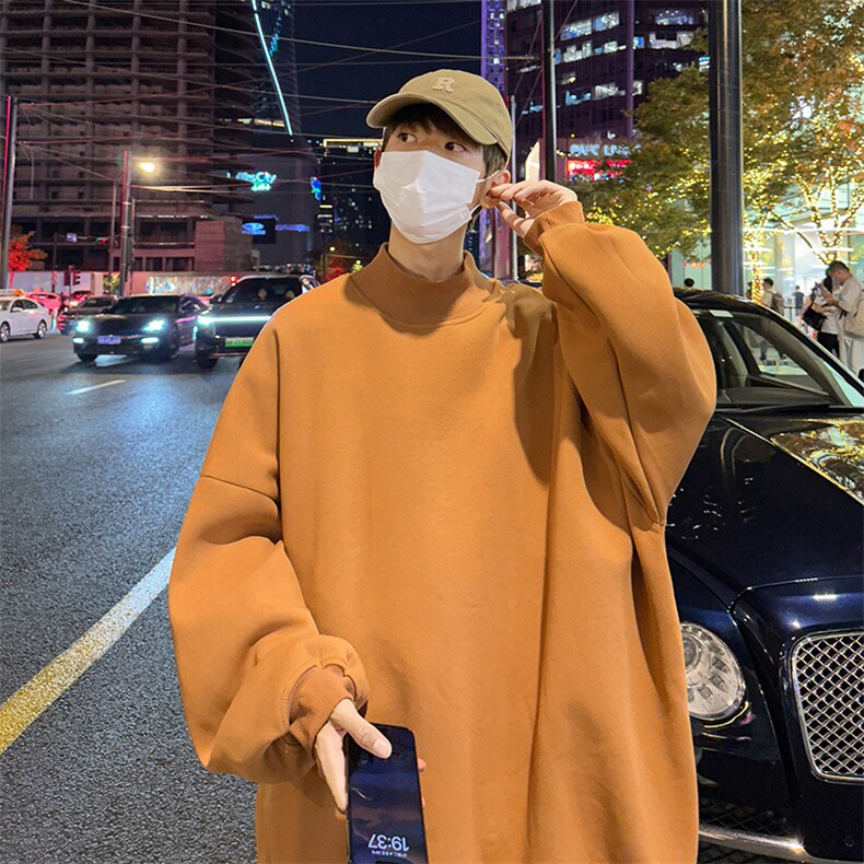 男装加绒加厚打底衫基础款高领卫衣B239-W222-P38,男装卫衣,星座514-2(原B239)