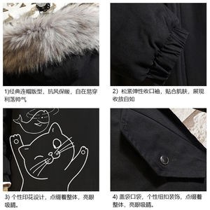 MM48133-P130 冬季大毛领衣男士大码加厚袄男服 砖墙图片