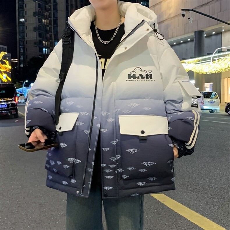 2025秋冬新款连帽棉衣男休闲宽松青少年外套，男装棉衣，星座1206（原A206）