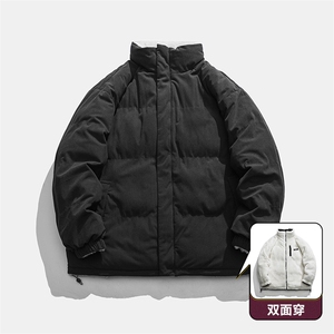 秋冬新款纯色灯芯绒棉衣宽松日系百搭棉衣外套MY9315-1P-95图片
