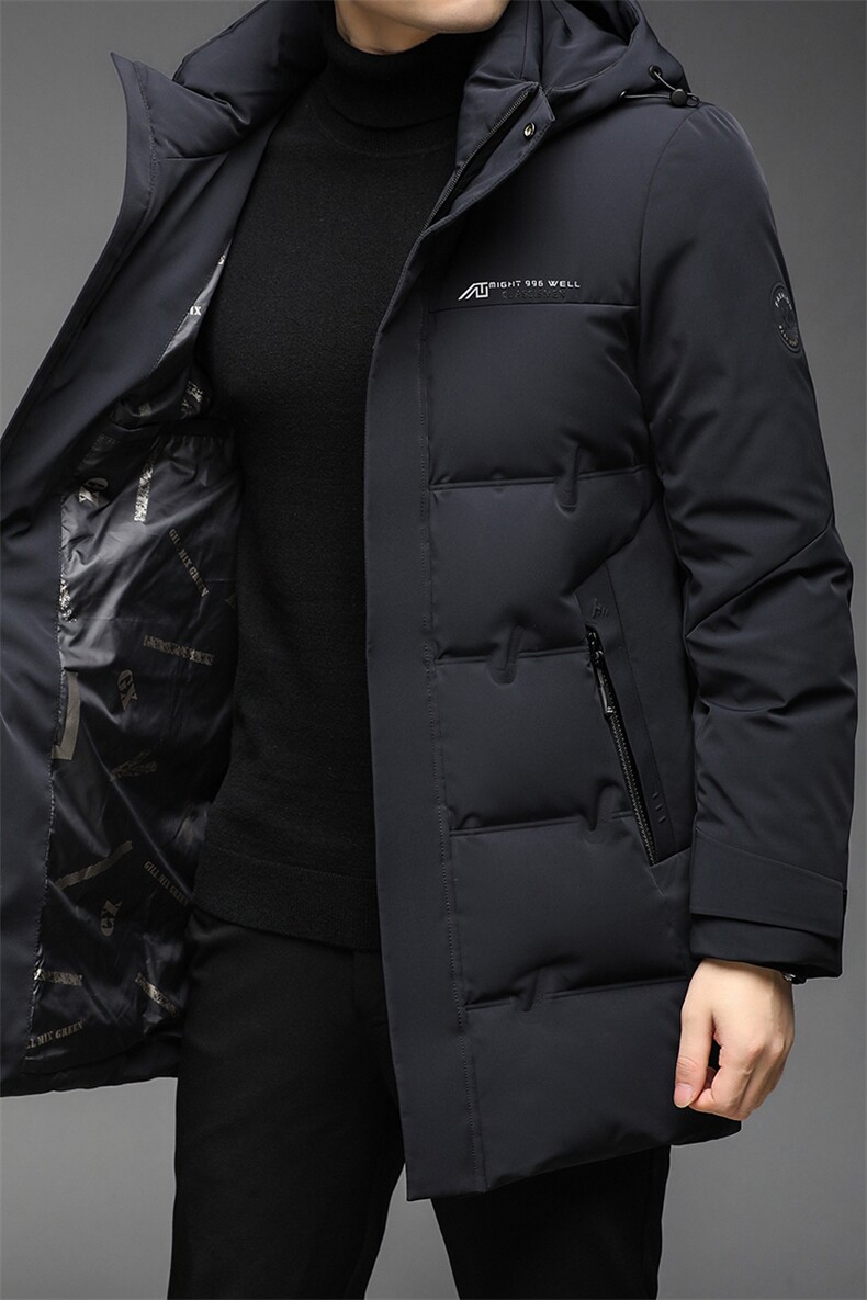 B2108钱塘2020-3精品90白鸭绒可脱卸帽继续男装羽绒服P290,男装羽绒服,钱塘207-3