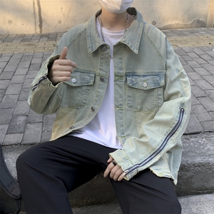 牛仔外套男春季潮牌港风韩版潮流宽松休闲夹克衫JK0271-P68图片